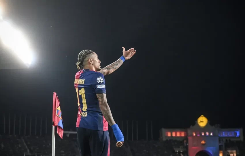  Raphinha se aproxima de recorde histórico de CR7 na Champions League
