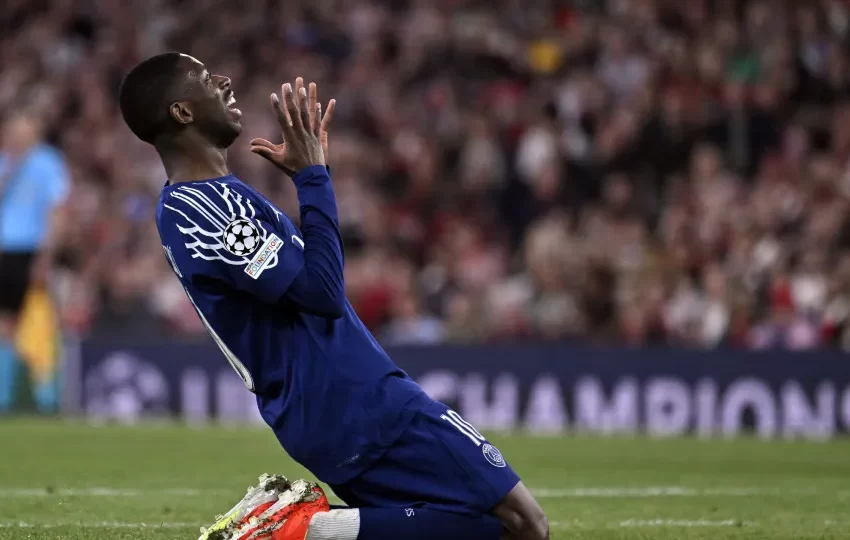  Dembélé sofre lesão e pode desfalcar PSG na Liga dos Campeões