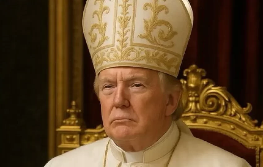 Trump compartilha imagem vestido de Papa e gera críticas