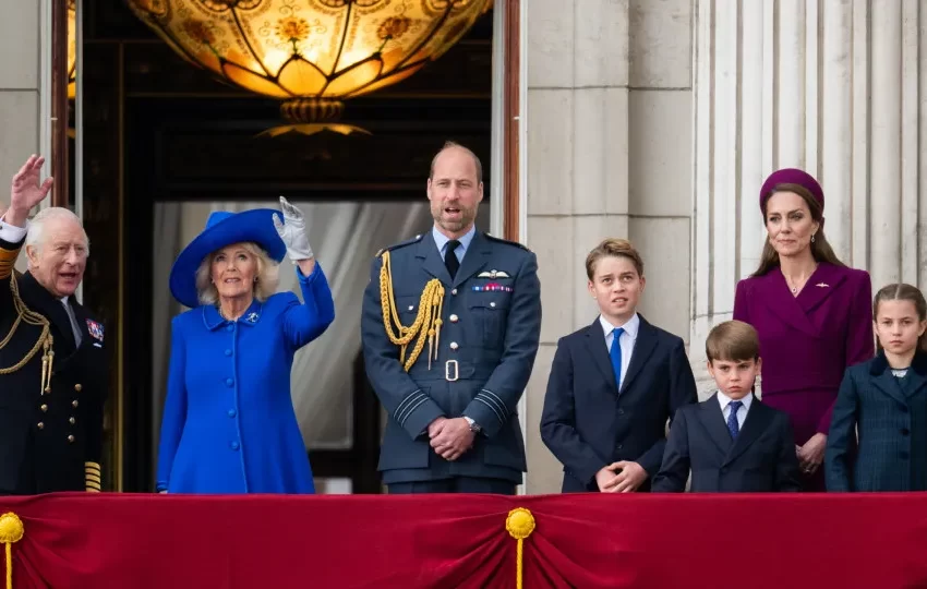  Família real britânica se reune para celebrar o ‘Dia da Vitória’