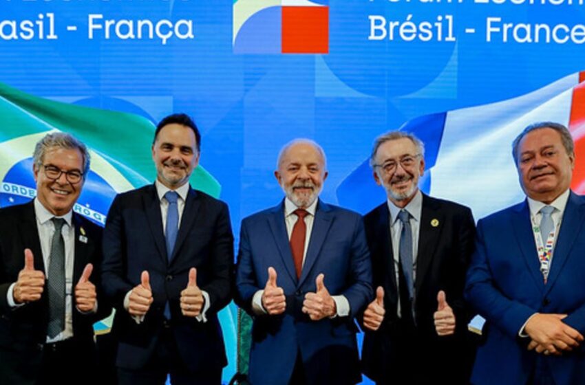 Empresários franceses prometem a Lula investir R$ 100 bi no Brasil