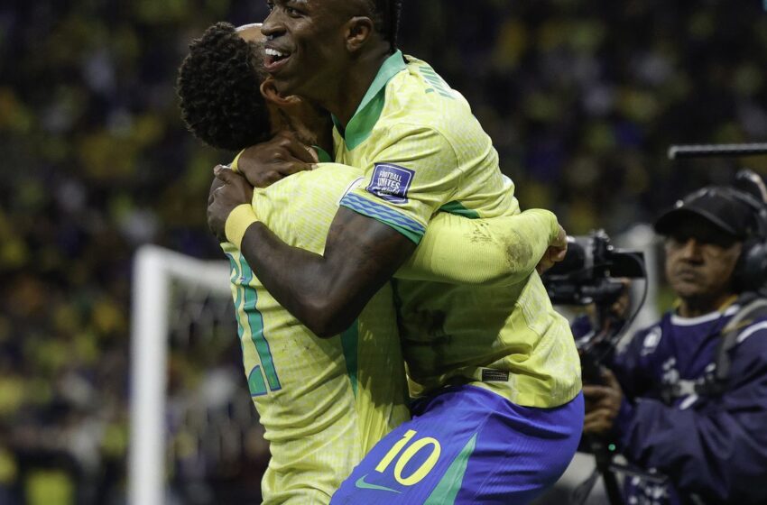  Brasil vence primeira com Ancelotti e se classifica para Copa do Mundo