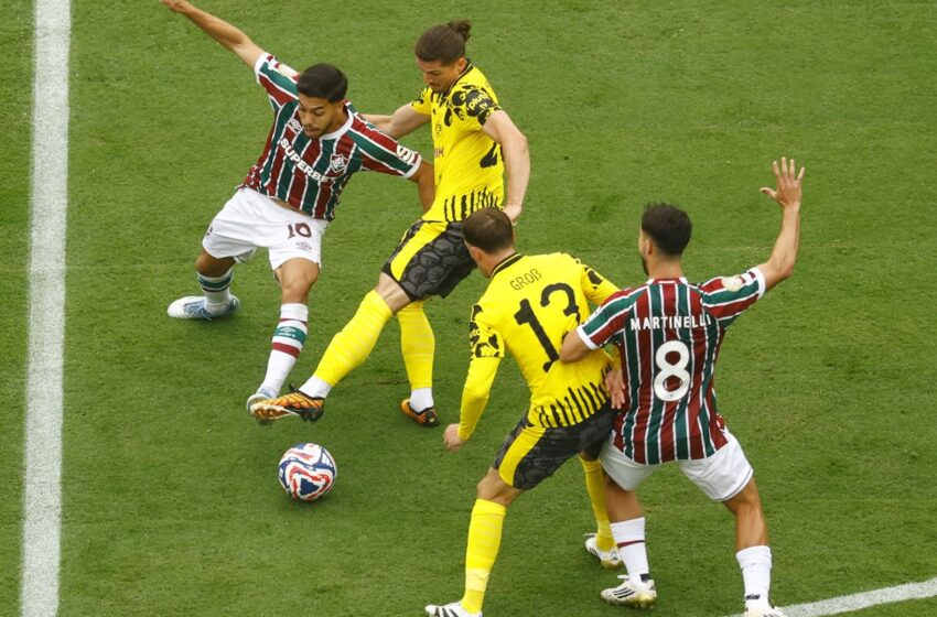  Flu domina Borussia, mas fica no 0 a 0 na estreia do Mundial de Clubes