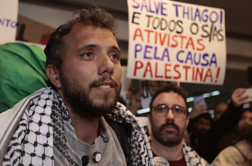  Ativistas preparam “missão maior” à Faixa de Gaza, diz Thiago Ávila