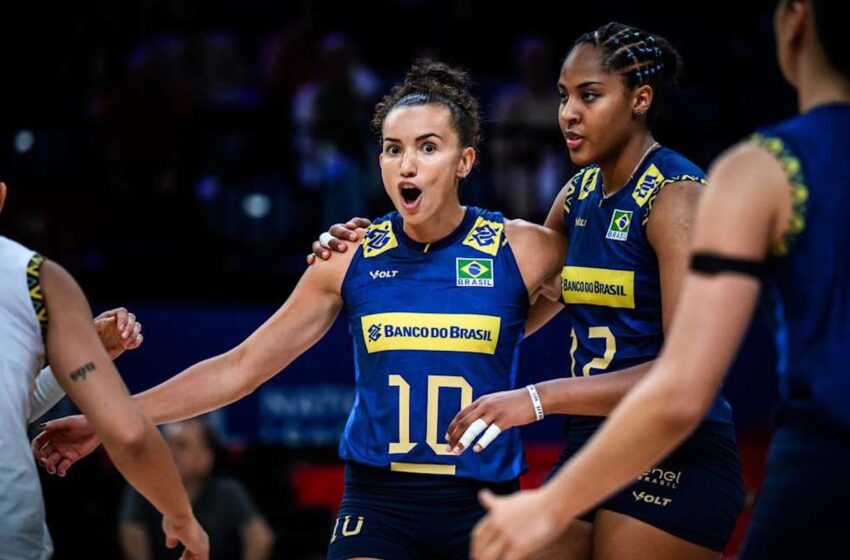  Ana Cristina lidera vitória brasileira pela Liga das Nações de vôlei