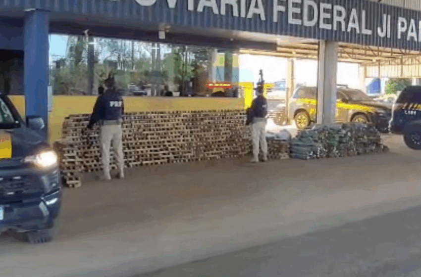  PRF Efetua Apreensão Recorde de Mais de Duas Toneladas de Skunk em Ji-Paraná