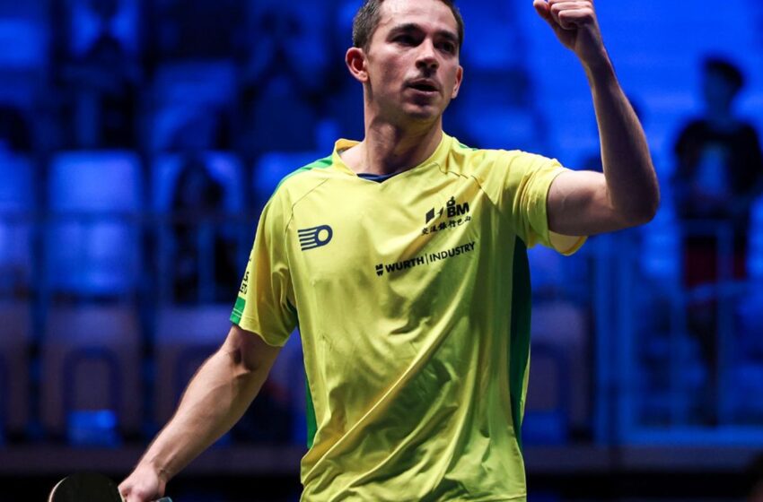  Tênis de mesa: Calderano busca dois títulos em torneio na Eslovênia