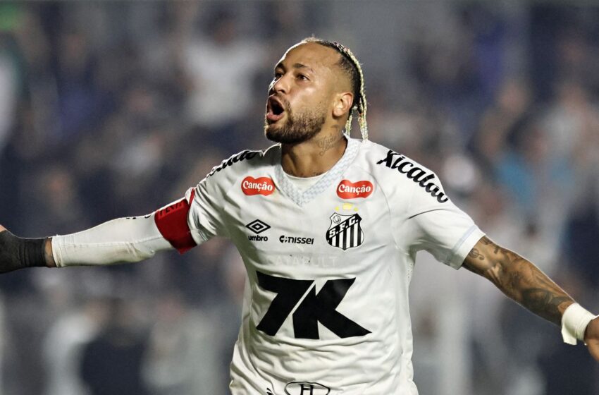  Neymar decide e Santos derrota Flamengo na Vila Belmiro