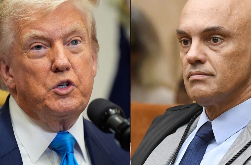  Trump cita Bolsonaro, Moraes e plataformas para justificar taxação