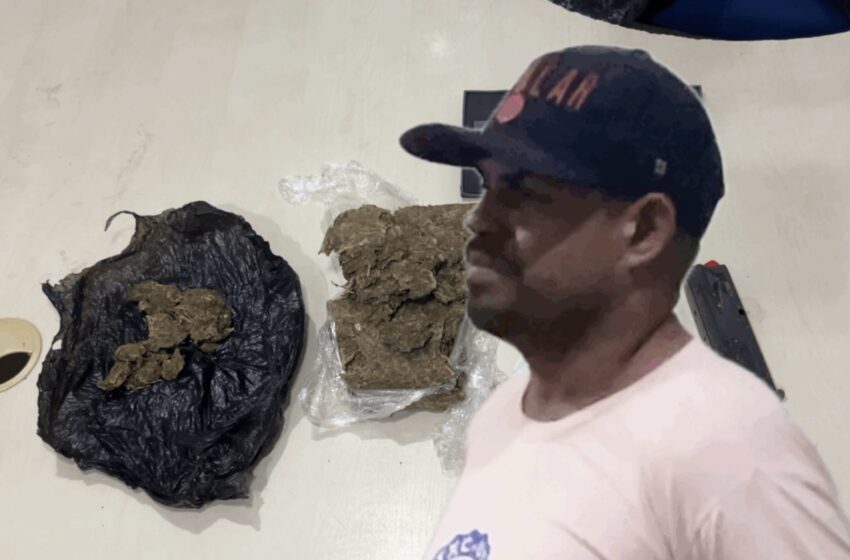  Homem é Preso pelo PATAMO com Drogas no Bairro Bosque dos Ipês