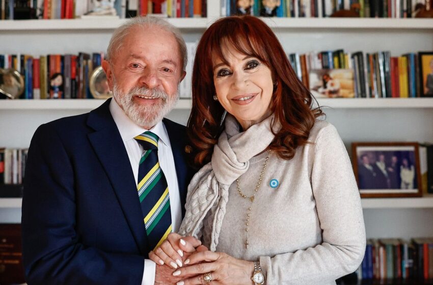  Cristina Kirchner está com gana de luta, diz Lula após visita