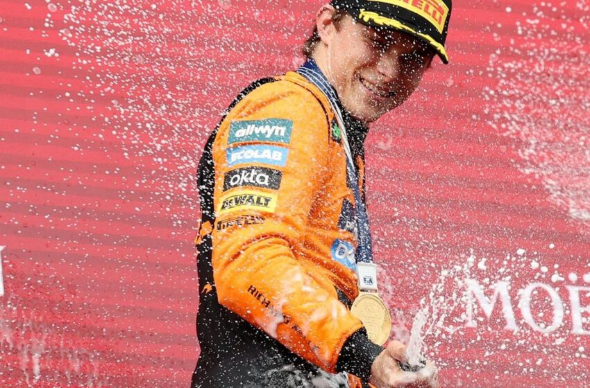  Piastri supera Norris e vence GP da Bélgica; Bortoleto termina em 9º