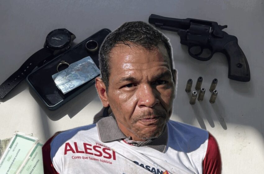  Homem Suspeito de Assaltar Casa em Ji-Paraná é Preso com Revólver