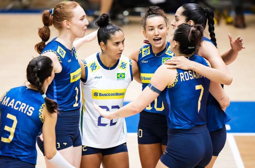  Brasil bate Bulgária e avança à fase final da Liga das Nações de Vôlei