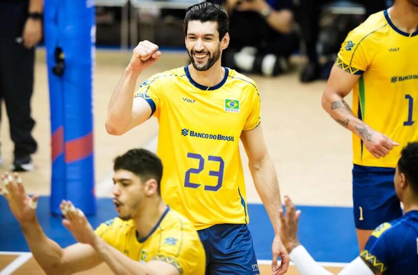  Brasil derrota Argentina e segue líder na Liga das Nações Masculina