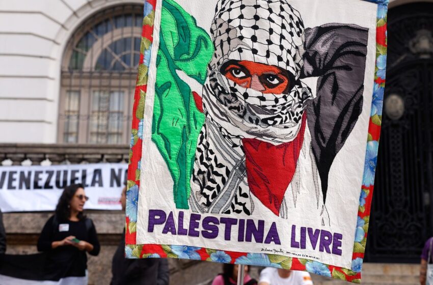  Ato no Rio defende rompimento do Brics com Israel