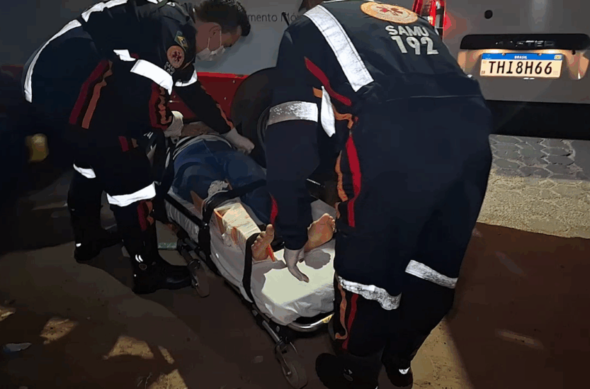  Mulher Sofre Grave Fratura em Acidente de Moto em Ji-Paraná