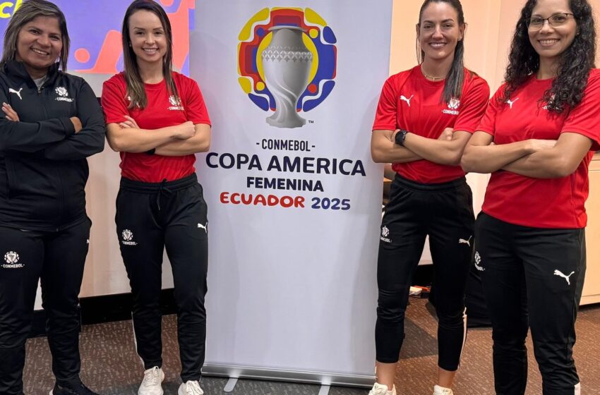  Brasileiras apitam abertura da Copa América Feminina