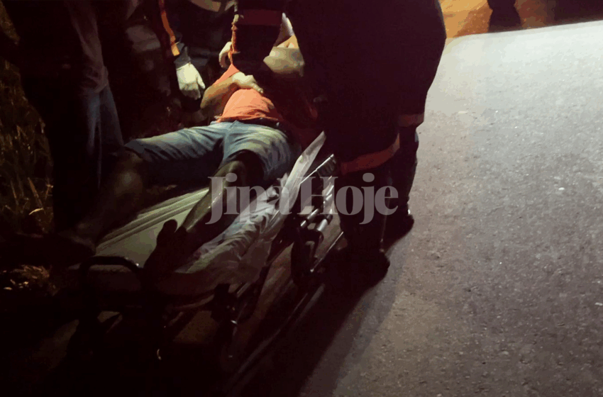  Motociclista Fica Ferido Após Atropelar Cachorro na Estrada do Aeroporto