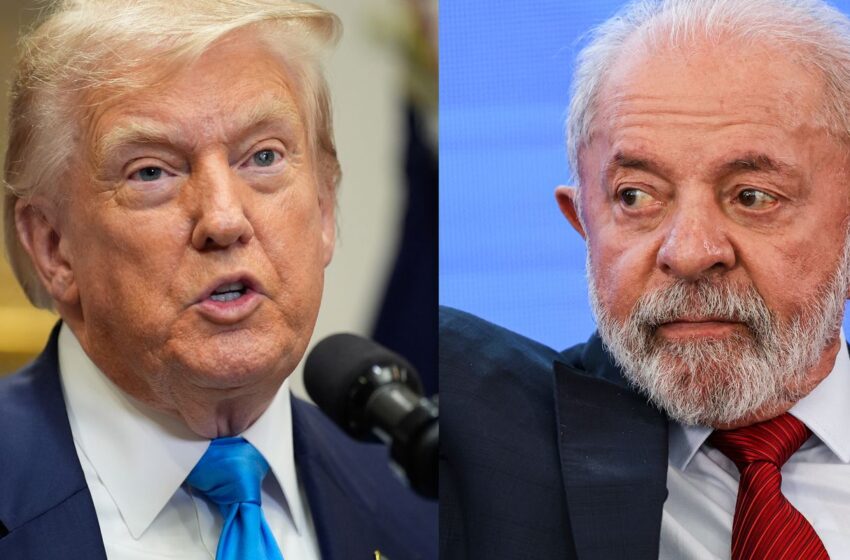  Lula conversa com Trump e pede fim de tarifaço a produtos brasileiros