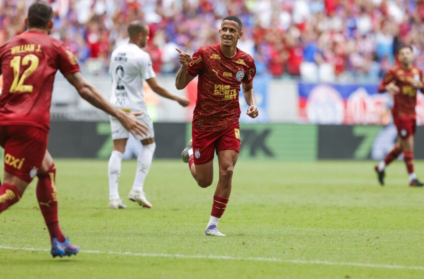  Bahia derrota Santos e ganha força na luta por vaga na Libertadores