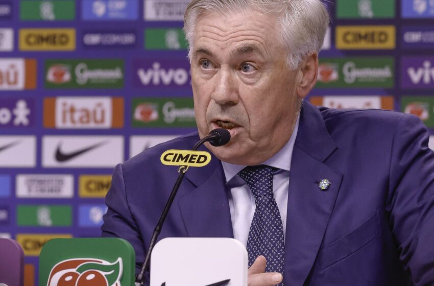  Ancelotti investe em novos jogadores em convocação para Eliminatórias