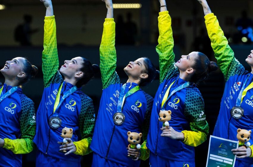  Mundial de GR: Brasil conquista prata inédita no conjunto geral