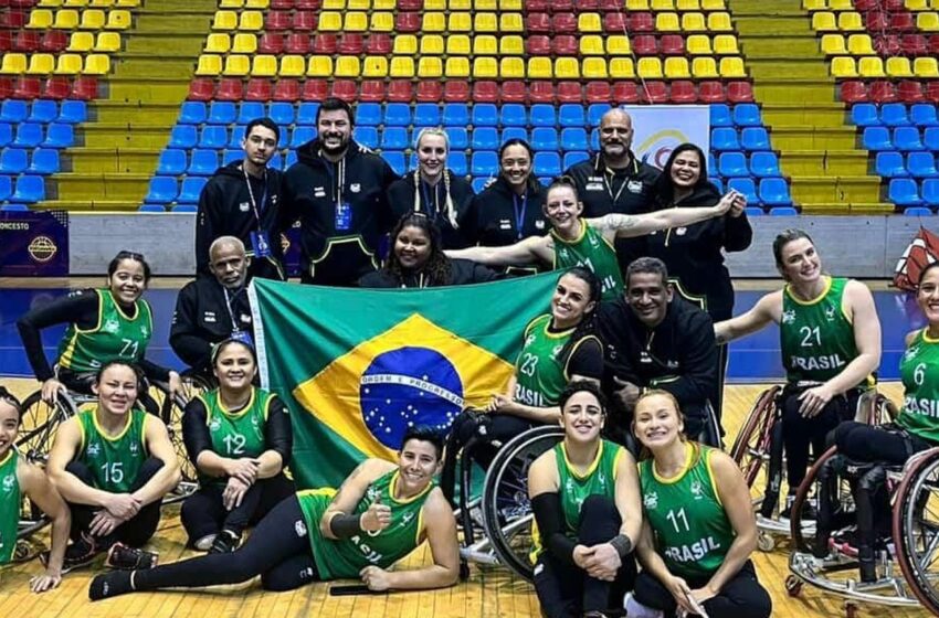 Brasil é vice-campeão na Copa América de basquete em cadeira de rodas