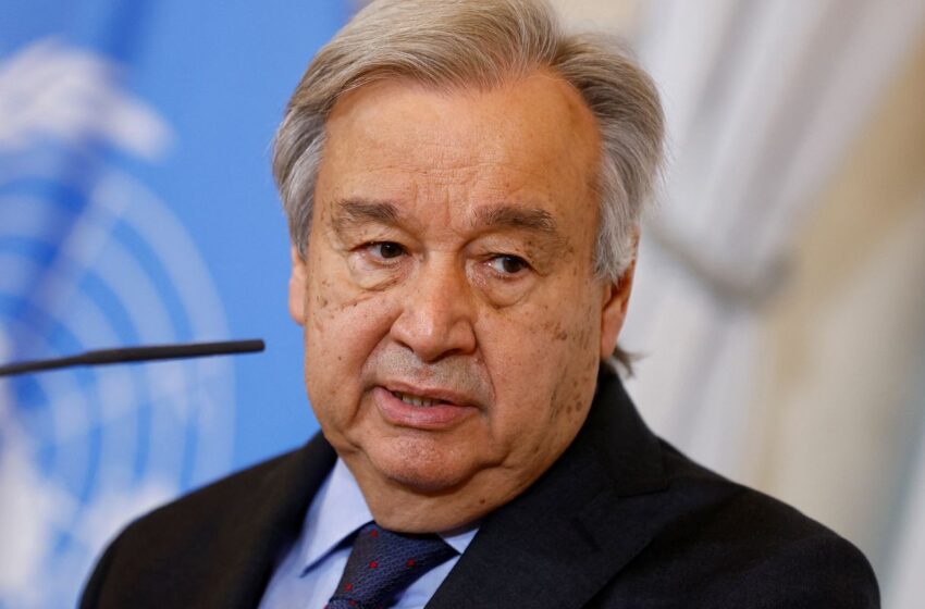  Apoio chinês ao multilateralismo é vital, diz secretário-geral da ONU