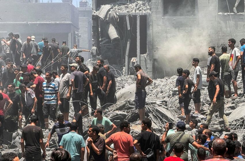  Israel lança grande ataque terrestre e diz que “Gaza está em chamas”