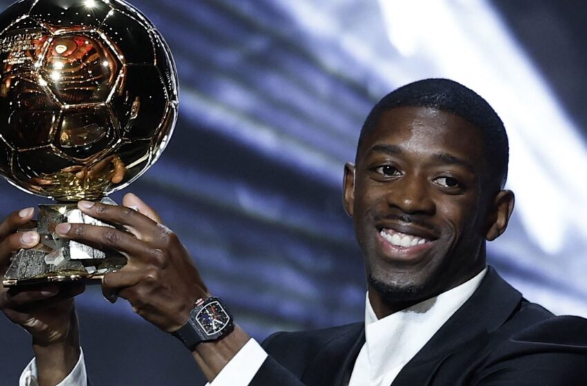  Dembélé e Bonmatí conquistam Bolas de Ouro de melhores do mundo