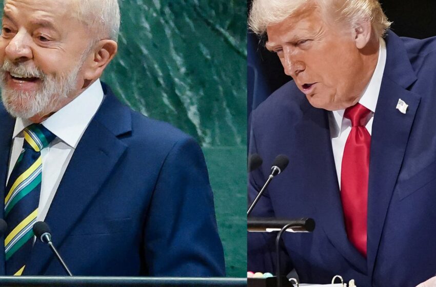 Governo brasileiro confirma conversa de Lula e Trump
