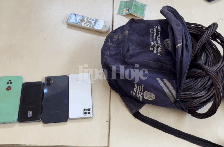  Ladrão de Fios é Flagrado por Câmera e Entrega Comparsas em Ji-Paraná