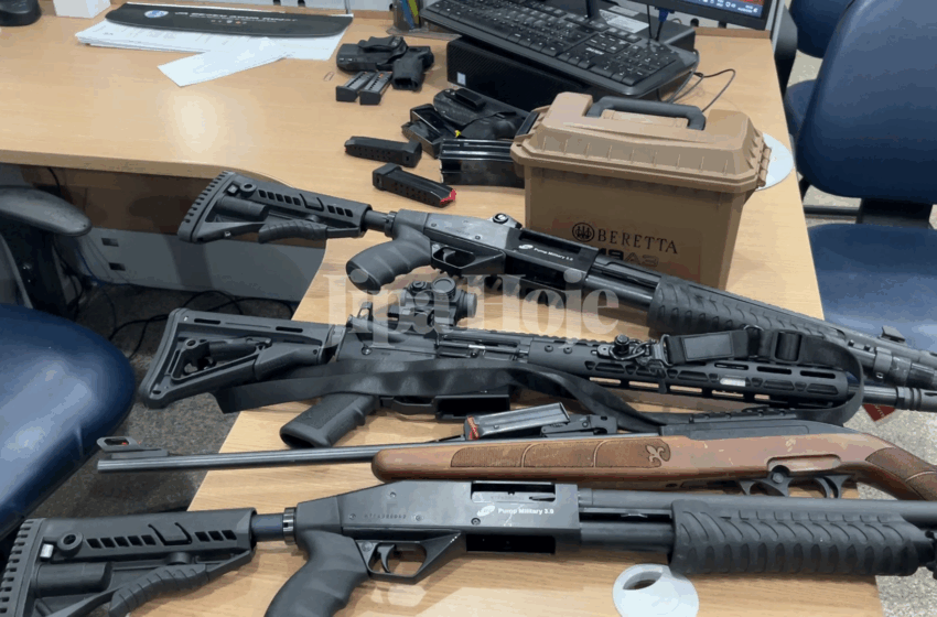  Polícia Prende Foragido e Encontra Arsenal com Fuzil em Ji-Paraná