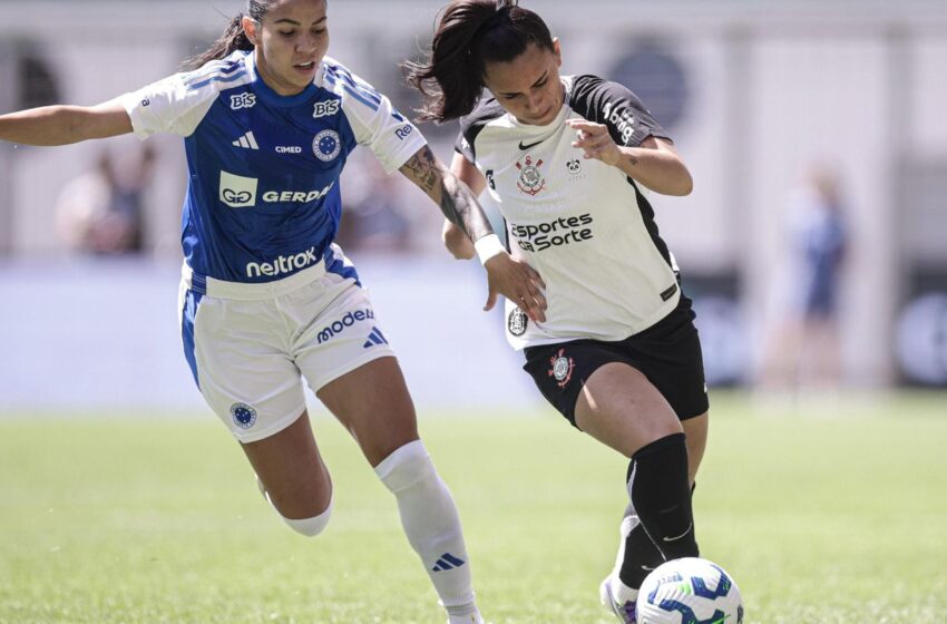  BR Feminino: Corinthians e Cruzeiro empatam no primeiro jogo da final
