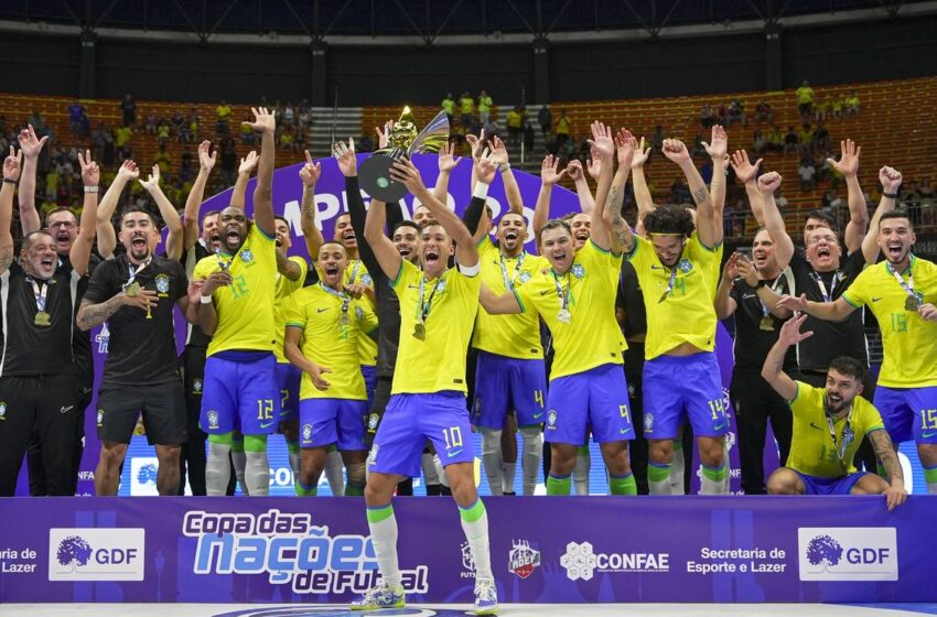  Brasil conquista a Copa das Nações de Futsal
