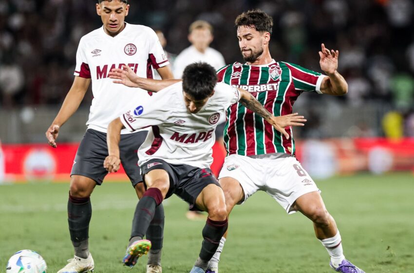  Fluminense cede empate ao Lanús e acaba eliminado da Sul-Americana