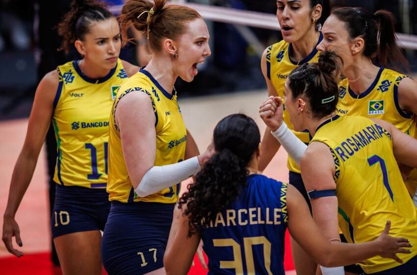  Brasil avança para semifinal do Mundial de vôlei feminino