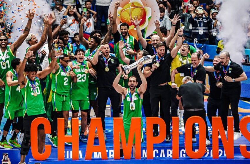  Brasil é campeão da AmeriCup de basquete após 16 anos de jejum