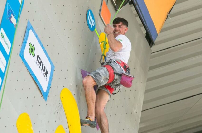  Eduardo Schaus conquista prata no Mundial de escalada paralímpica