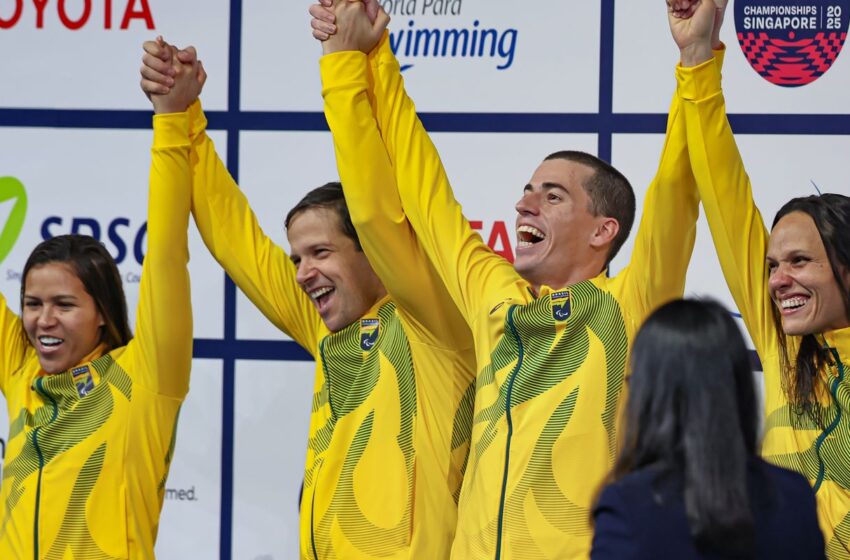  Com direito a recorde mundial, Brasil brilha no Mundial de natação