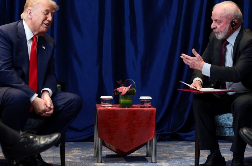  Nas redes sociais, Lula comenta “ótima reunião” com Trump na Malásia