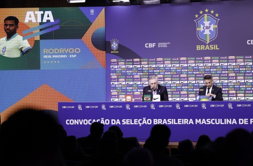  Carlo Ancelotti convoca seleção para amistosos contra Coreia e Japão