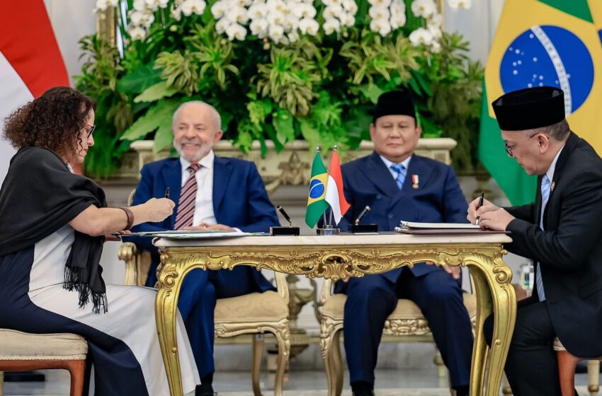  Brasil e Indonésia assinam comunicado e citam potencial de parcerias
