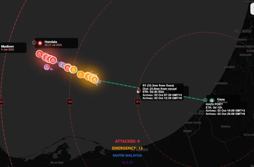  Dez brasileiros estão entre capturados na Flotilha de ajuda a Gaza