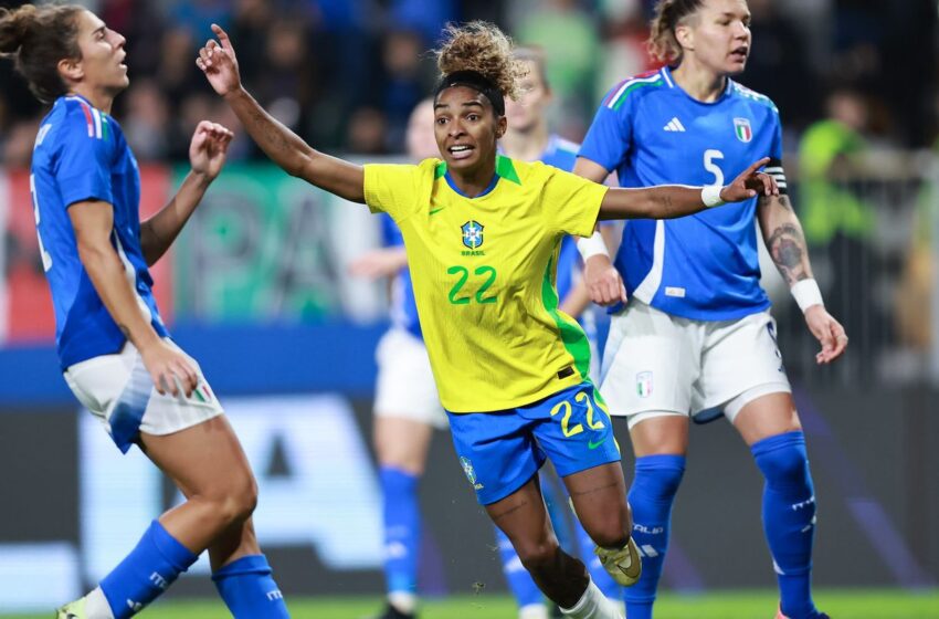  Brasil mantém hegemonia contra a Itália com vitória por 1 a 0