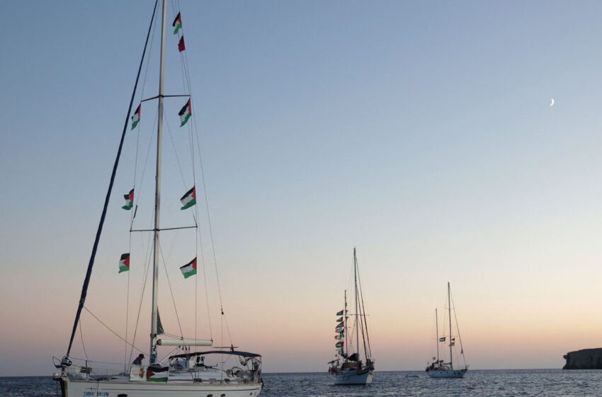  Flotilha Global Sumud: onze brasileiros são capturados por Israel