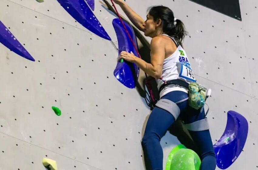  Marina Dias é ouro na etapa de Laval da Copa do Mundo de paraescalada