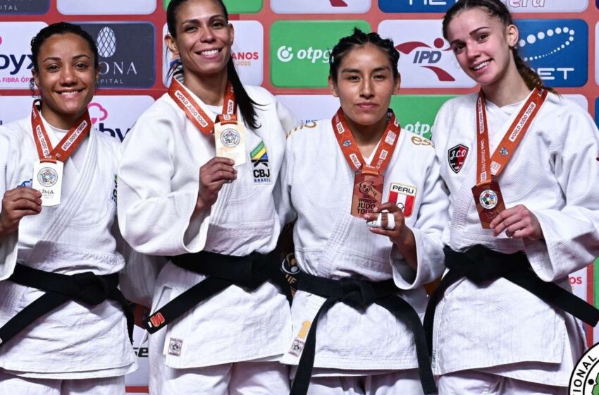  Judocas brasileiras levam 4 medalhas no 1º dia do Grand Prix de Lima