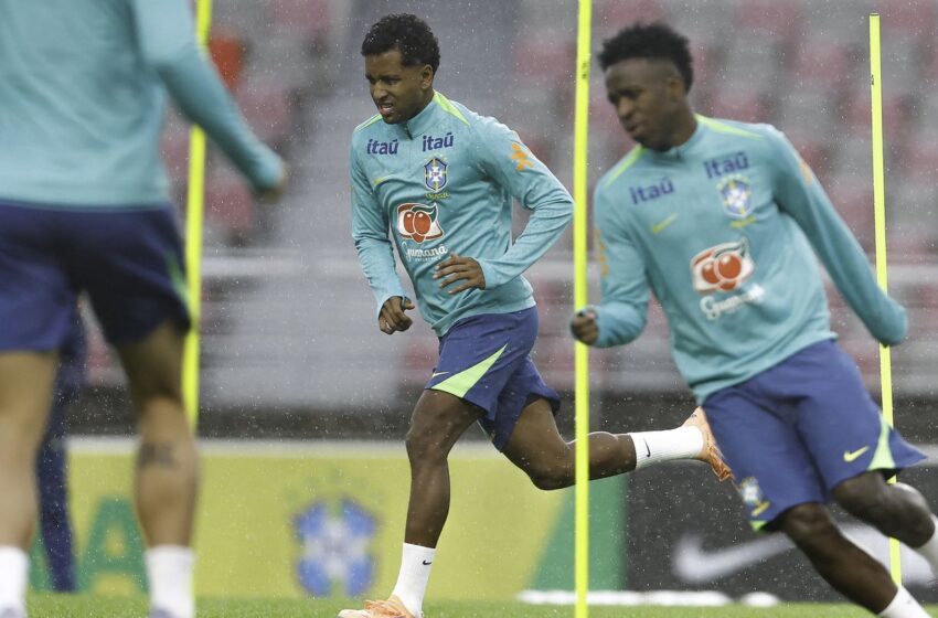  Amistosos: Ancelotti comanda 1º treino da seleção na Coreia do Sul